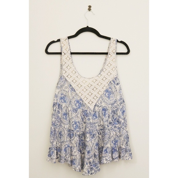 Free People Floral Tank - Picture 2 of 4